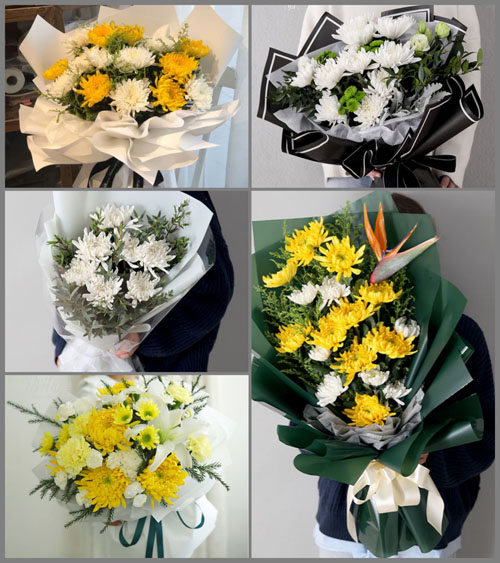 广东广州市天河区车陂街道旭景社区白事花束代送